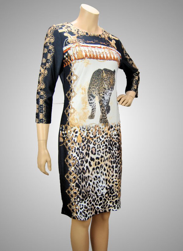 Missy Stretch Kleid Leopard