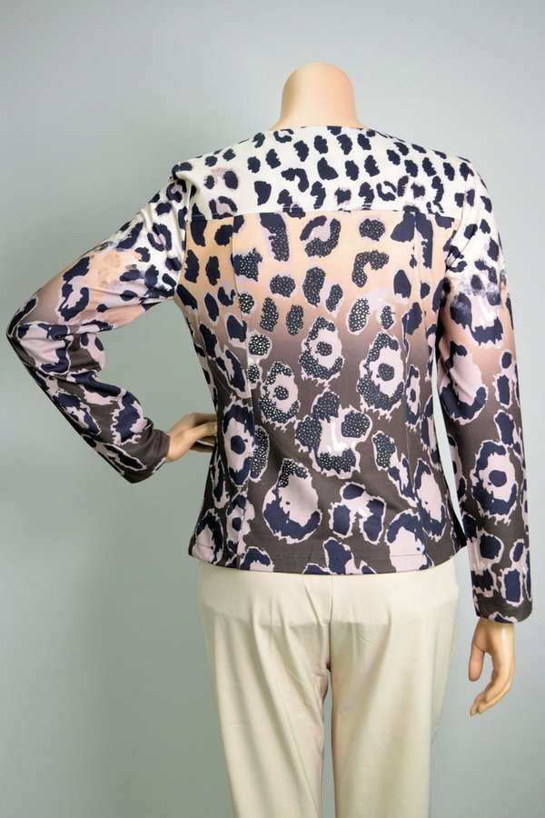 Missy Zipper Jacke Leopard Muster