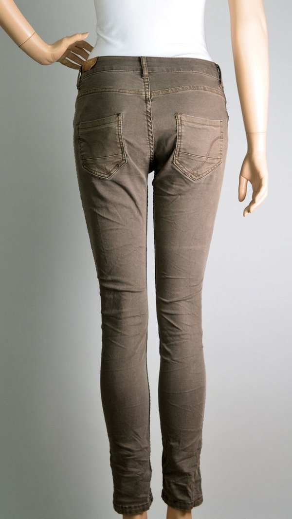ZAC & ZOE Reversible Wende Jeans Animal + Khaki