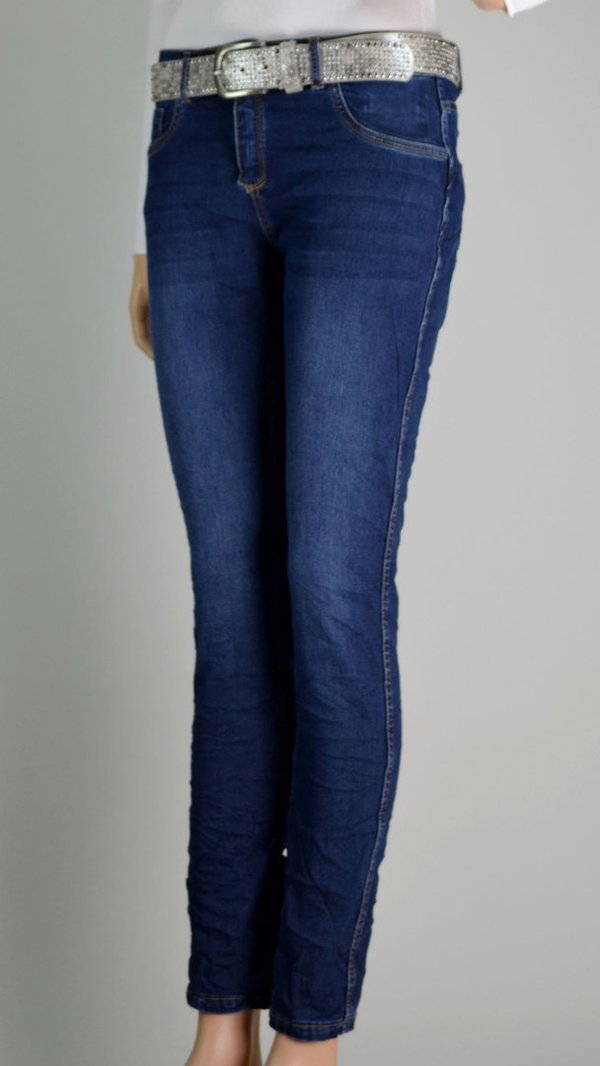 ZAC & ZOE Reversible Wende Jeans Animal + Blau