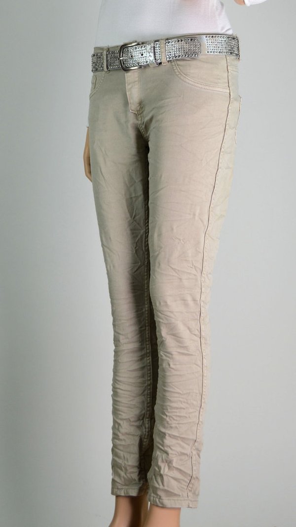 ZAC & ZOE Reversible Wende Jeans Animal + Beige